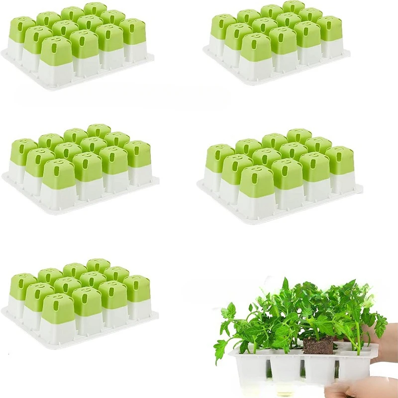 Silicone Seedling Pot Seed Starter Tray Plant Culture Hole Pot