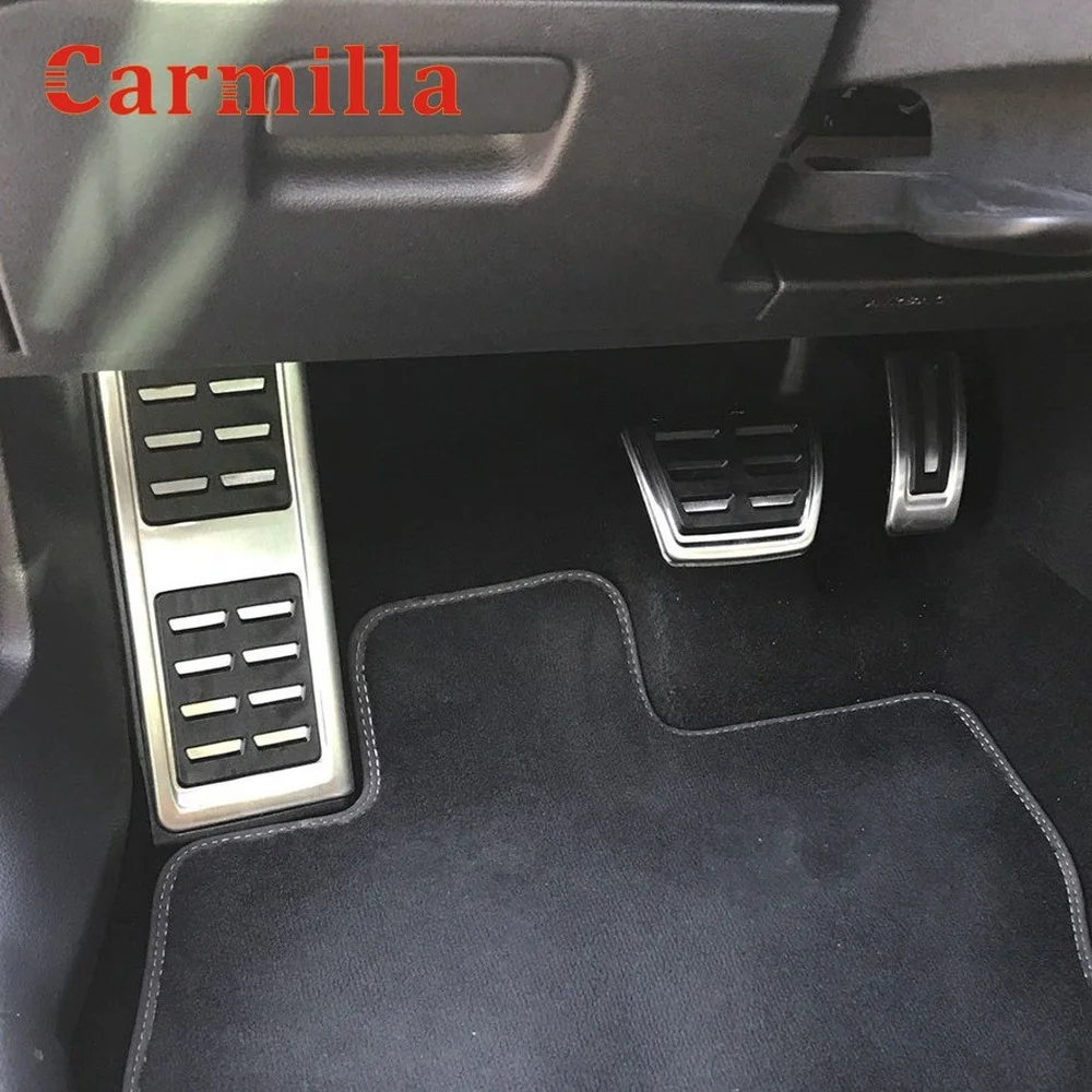 LHD Car Pedal Cover for VW Tiguan Passat B8 Golf 7 8 T-cross T-roc Troc Skoda Octavia A7 Seat Leon 5F MK3