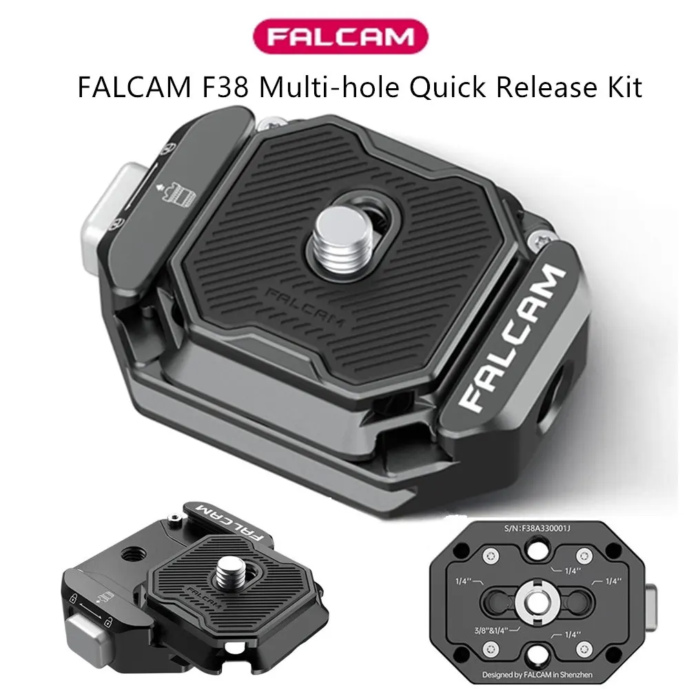 FALCAM F38 프로 멀티 홀 퀵릴리즈 키트, 멀티 홀 퀵릴리즈 베이스, 멀티 홀 퀵릴리즈 플레이트, 사진 액세서리
