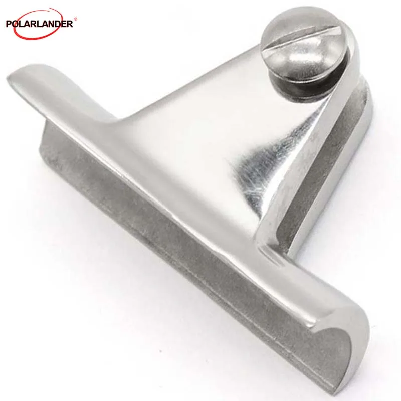 

22mm/25mm Top Fitting Hardware Mount Bimini Deck Hinge Marine Boat 316 Stainless Steel-Concave Base with 2pcs Screws