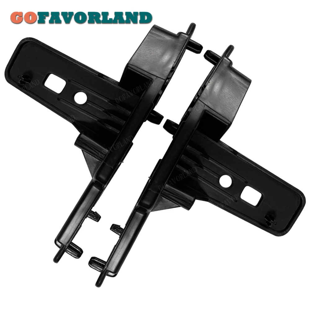 Pair Front Left Right Bumper Bottom Bracket Plastic Black 51117478845 51117478846 For BMW X6 G06 M