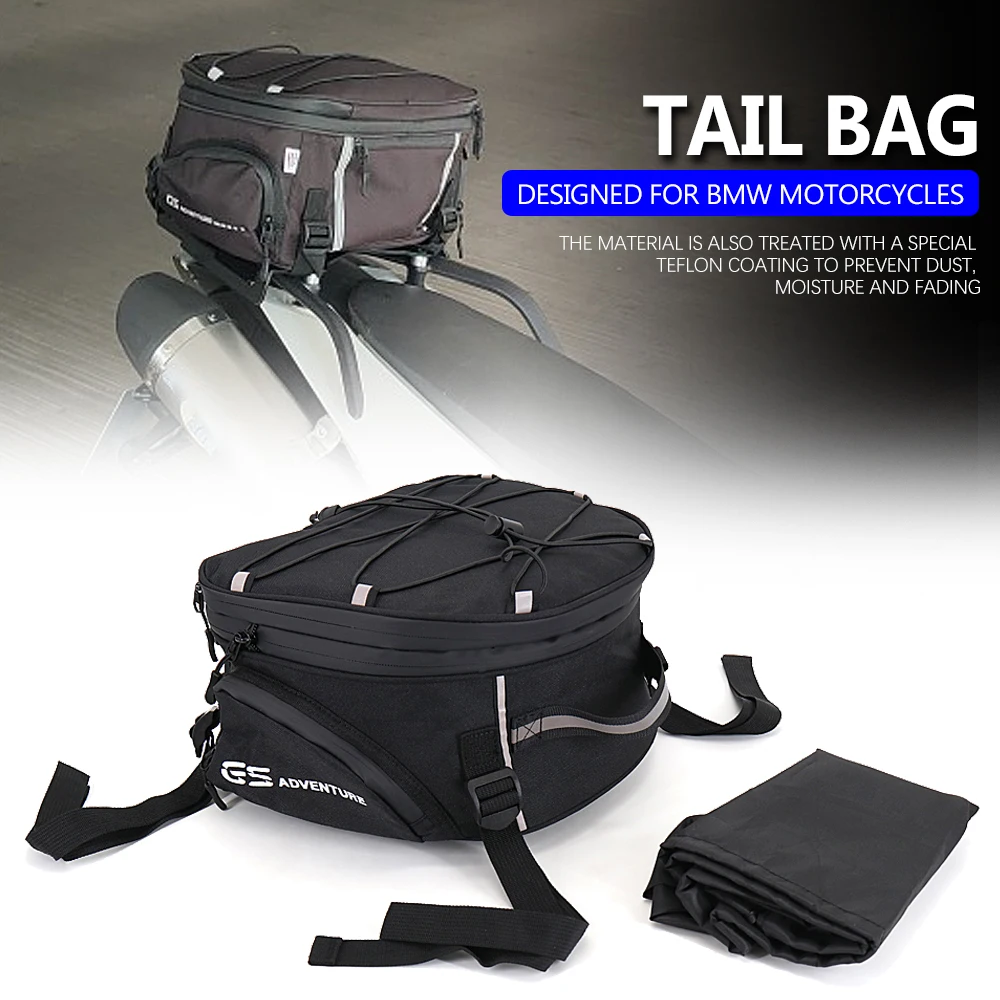 NewWaterproofMotorcycleTailBagMultifunctionRearSeatBagHigh