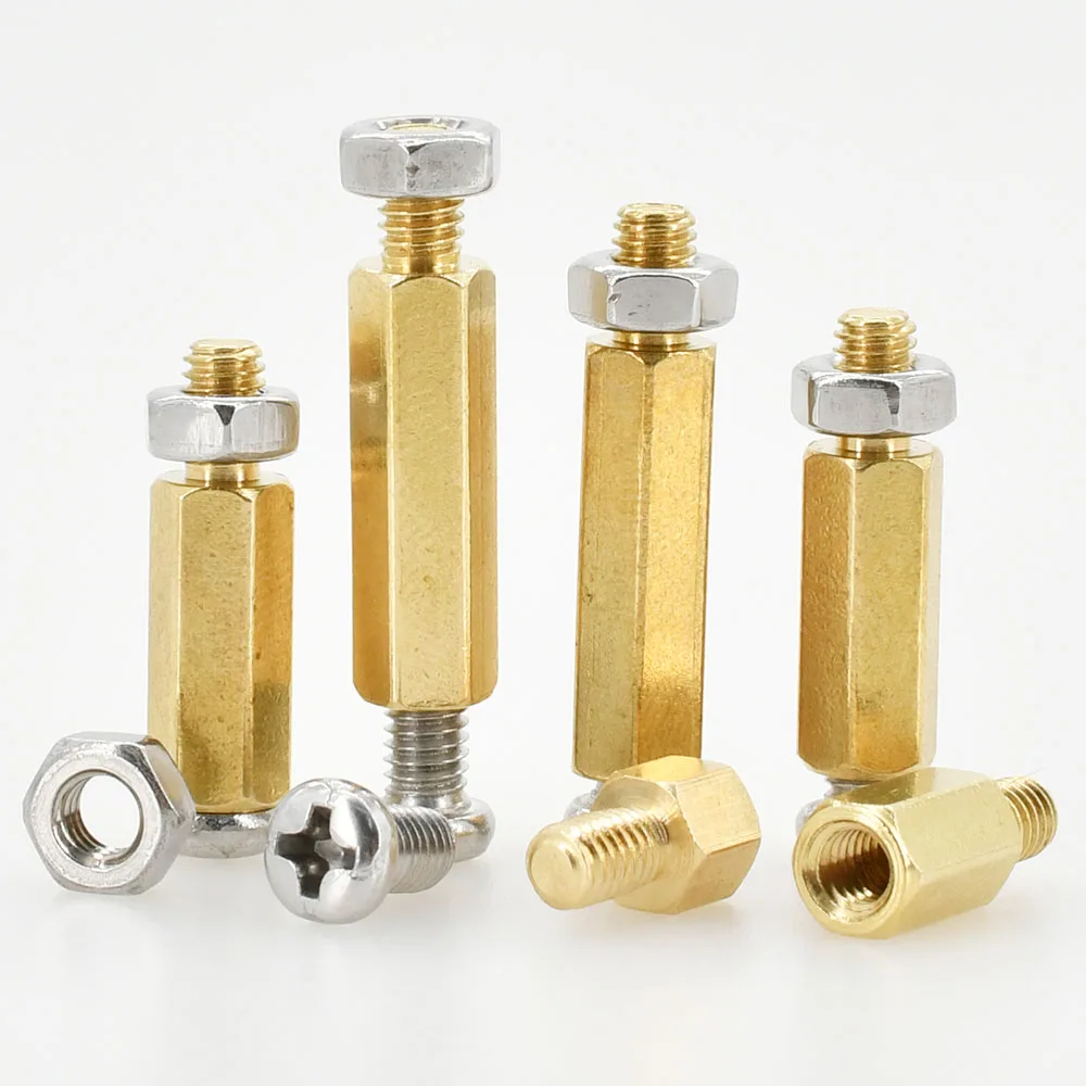 Screw Bolt Nut Kit Thread Hex Hexagon Motherboard Standoff PCB Pillars Spacers