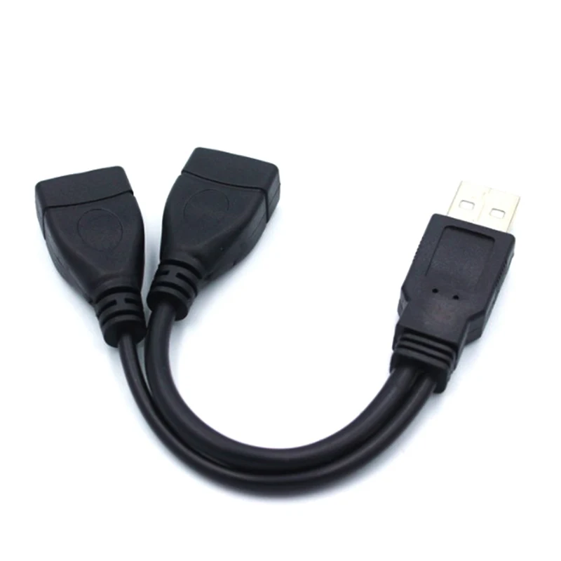 USB 2.0 Dual Splitter Adapter Cable for PC and Laptops