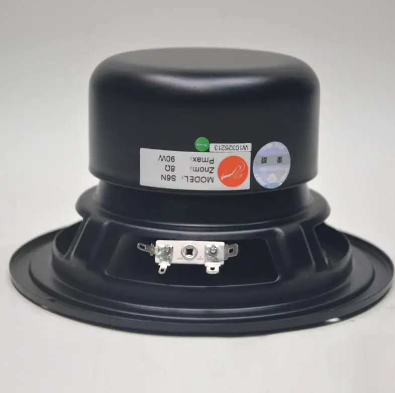 B-404 Hivi S6N 6.5inch Mid Bass Speaker Shielded Antimagnetic Magnetic Circuit Ferrite Voice Coil 25mm 90W 8 Ohm 1 PCS