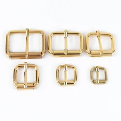 20 - Piece Set of Metal Rectangle Pin Buckles for Straps and Accessories (LightGold)