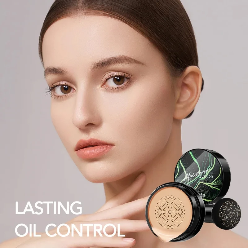 Mushroom Head Air Cushion BB Cream Moisturizing Concealer Lasting Nude CC Liquid Foundation Even Skin Tone Makeup Base Primer