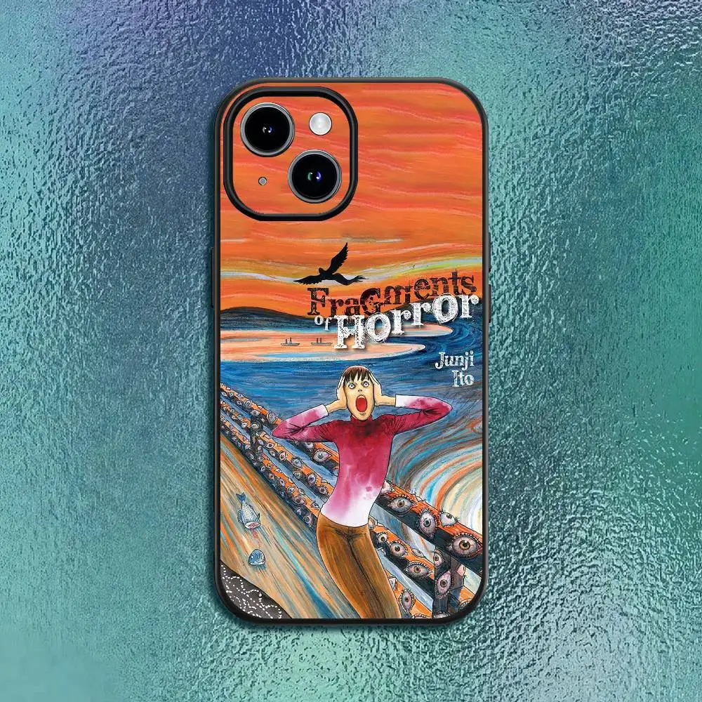 Junji Itos Tomies Handyhülle für iPhone 17 12 13 14 15 16 Pro Max Plus Klassische schwarze Softshell – Detail 11