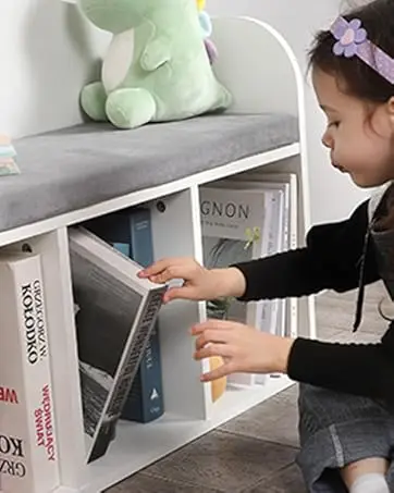 kids bookcase bookshelf toy storage