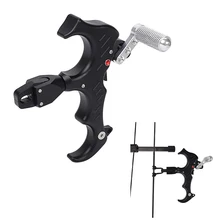 

1pcs Archery 360 Degree Rotate Clamp Compound Bow Release Aids black