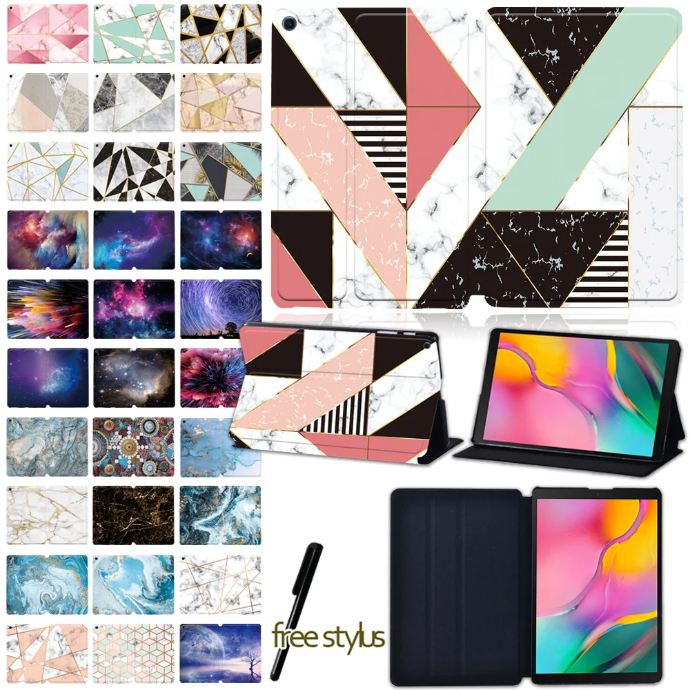 Cover Per Samsung Galaxy Tab A 10.1 "T510/Tab A 10.1" T580 Custodia In Pelle Con Supporto Per Tablet Antiurto