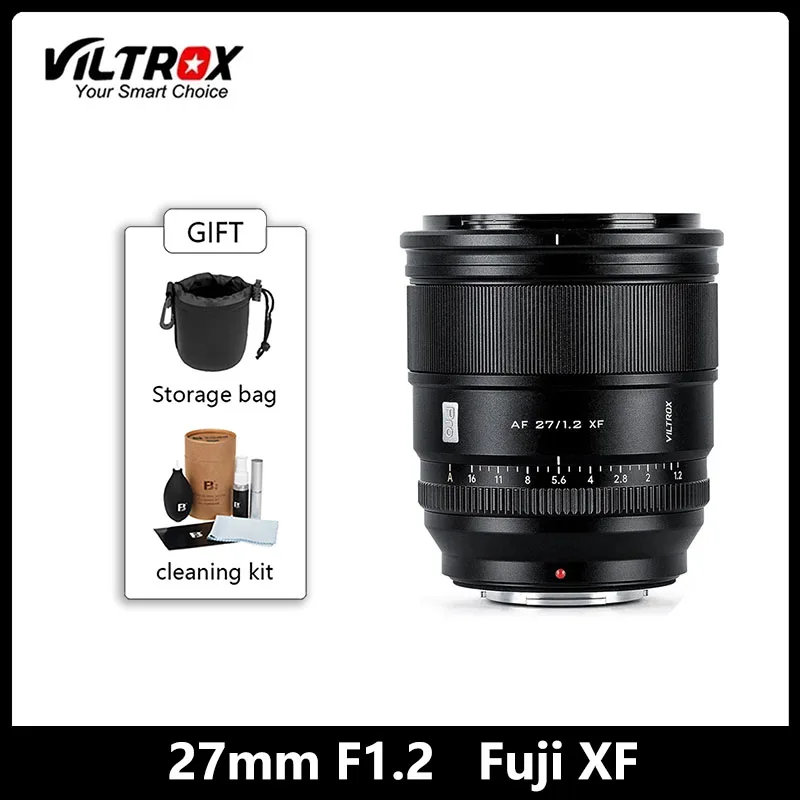 

VILTROX 27mm F1.2 Pro Fuji XF Camera Lens Ultra Large Aperture APS-C Prime Lens Designed For FUJIFILM X Mount Cameras X-T5