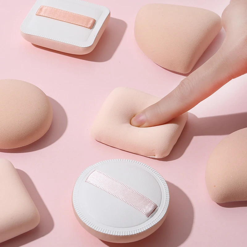 3Pcs Soft Cute Makeup Puff Set Dry Wet Combined Cosmetic Sponge Cushion Puff Foundation Cream Blender Makeup Tools Accessories 3