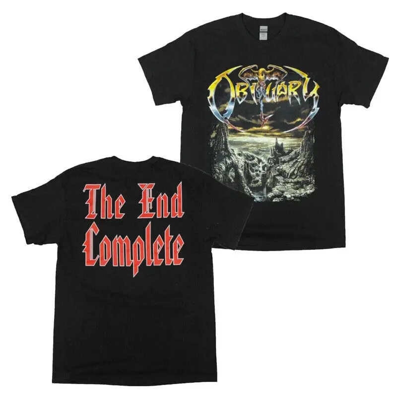 Obituary The End Copertina Completa Dell'Album Death Metal Band Double Sided T-Shirt