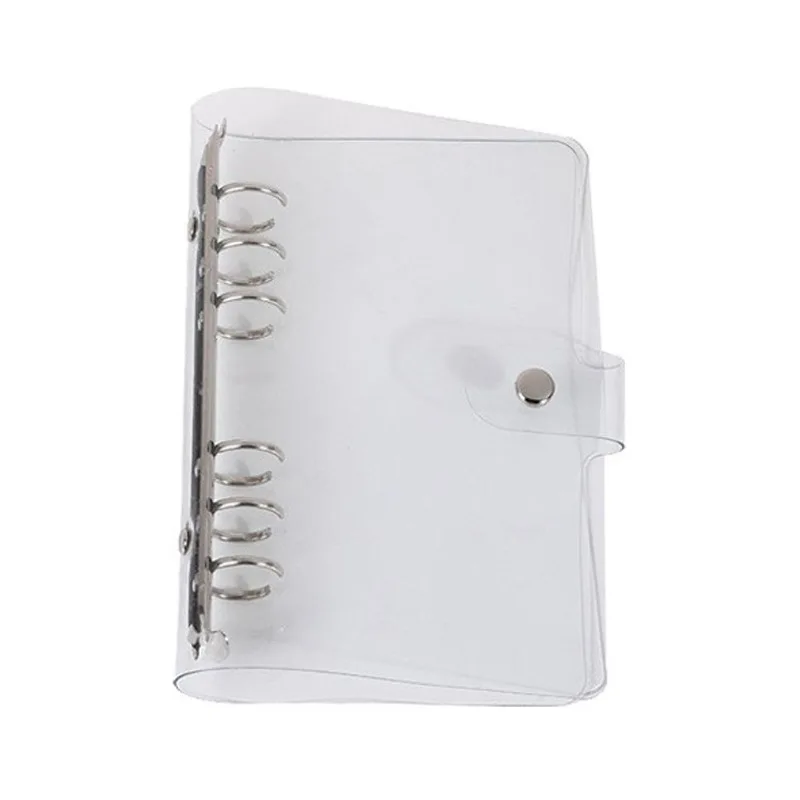 Transparent Plastic Folder A5/ A6/notebook Loose Leaf  Plan Schedule School Office Supplies  Convenient  and  Practical