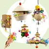 Bird Chewing Paper/ Rattan Toy Small Parrot Hanging Parrot Molar Toy for Cage 1