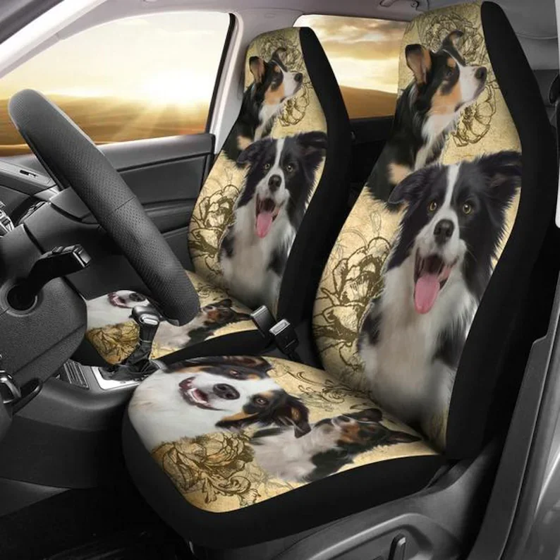 

Border Collie, Car Seat Covers, Car Accessories, Gift for Her, Custom Seat Covers, Custom Made, Car Decor, Auto Seat Cover, Love