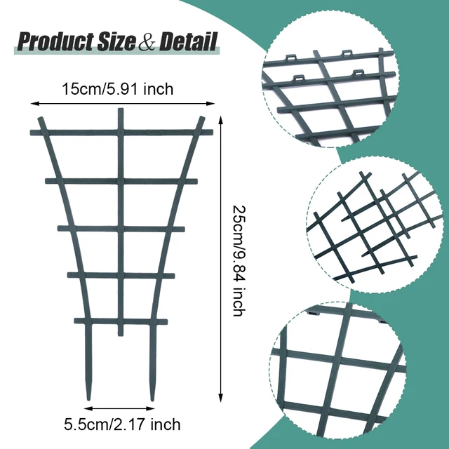 Mászó Szőlő Sötétzöld Virág Cserepes Mini Termesztési Növényi Rács Kert - Image 3
