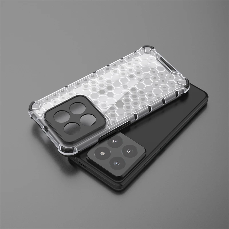 Honeycomb Shockproof Armor Case with Translucent Protector