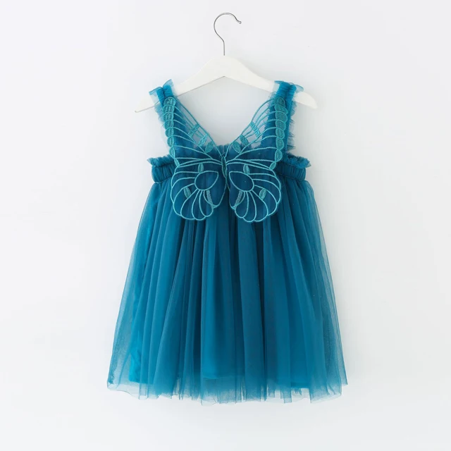 cute dresses Summer Dress Cute Sleeveless Strap Tulle Baby Girl Dress First Birthday Girl Party Princess Dresses Baby Girl Clothes 12M-6T christmas dress Dresses