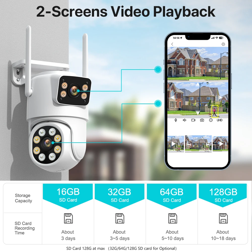  PTZ ī޶,  ,  ũ, 4MP HD, ߿  IP ī޶, AI ΰ , P2P  , iCSee, 8MP, 4K