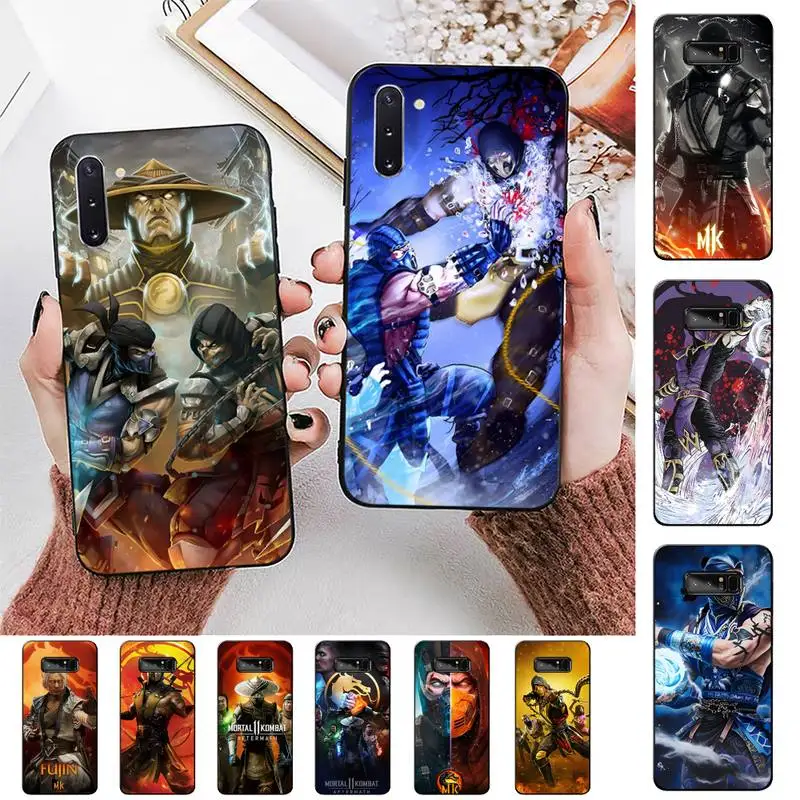 Custodia Per Telefono Mortal Kombat Per Samsung Note 8 9 10 20 Pro Plus Lite M 10 11 20 30 21 31 51 A 21 22 42 02 03