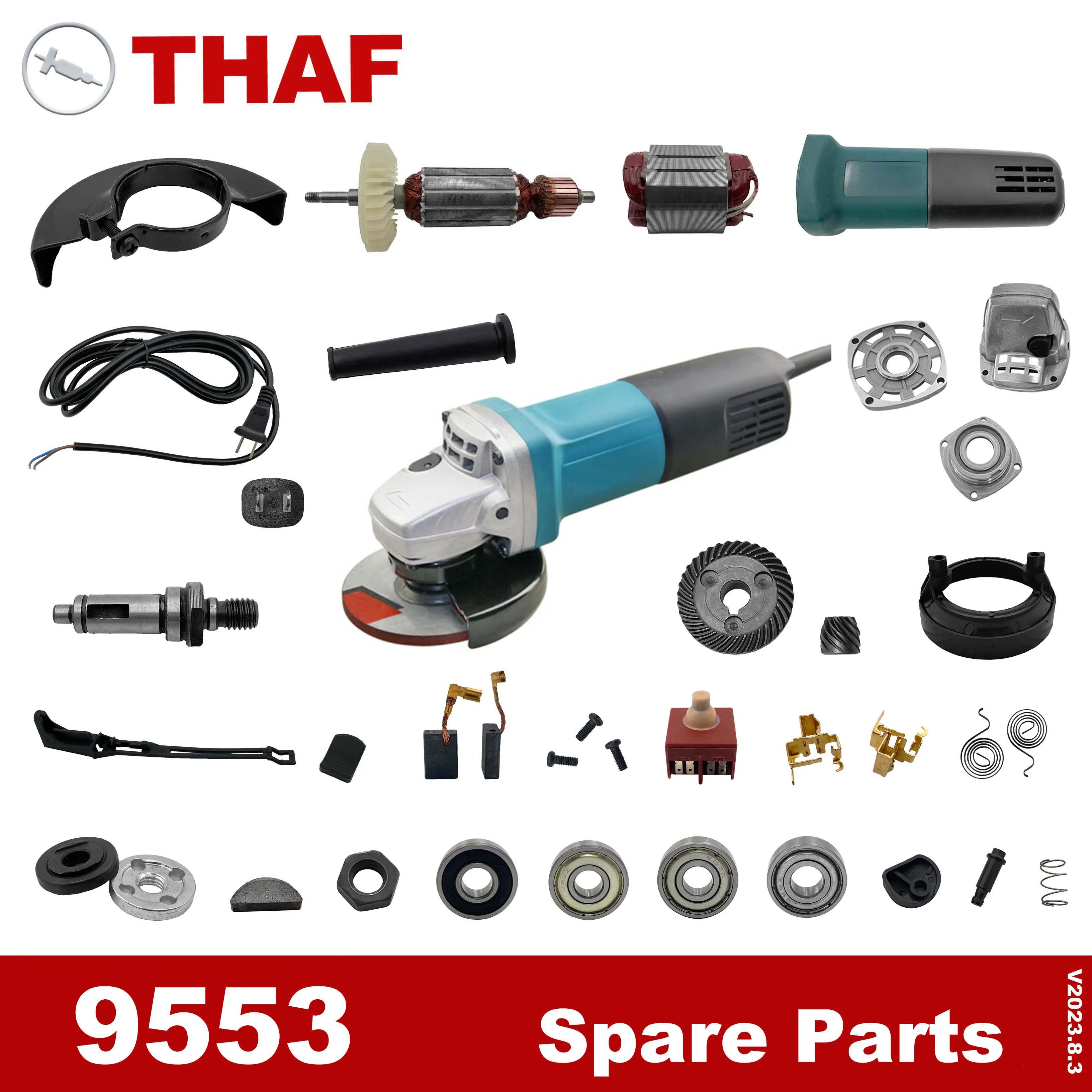 Replacement Spare Parts Accessories For Makita Angle Grinder 9553