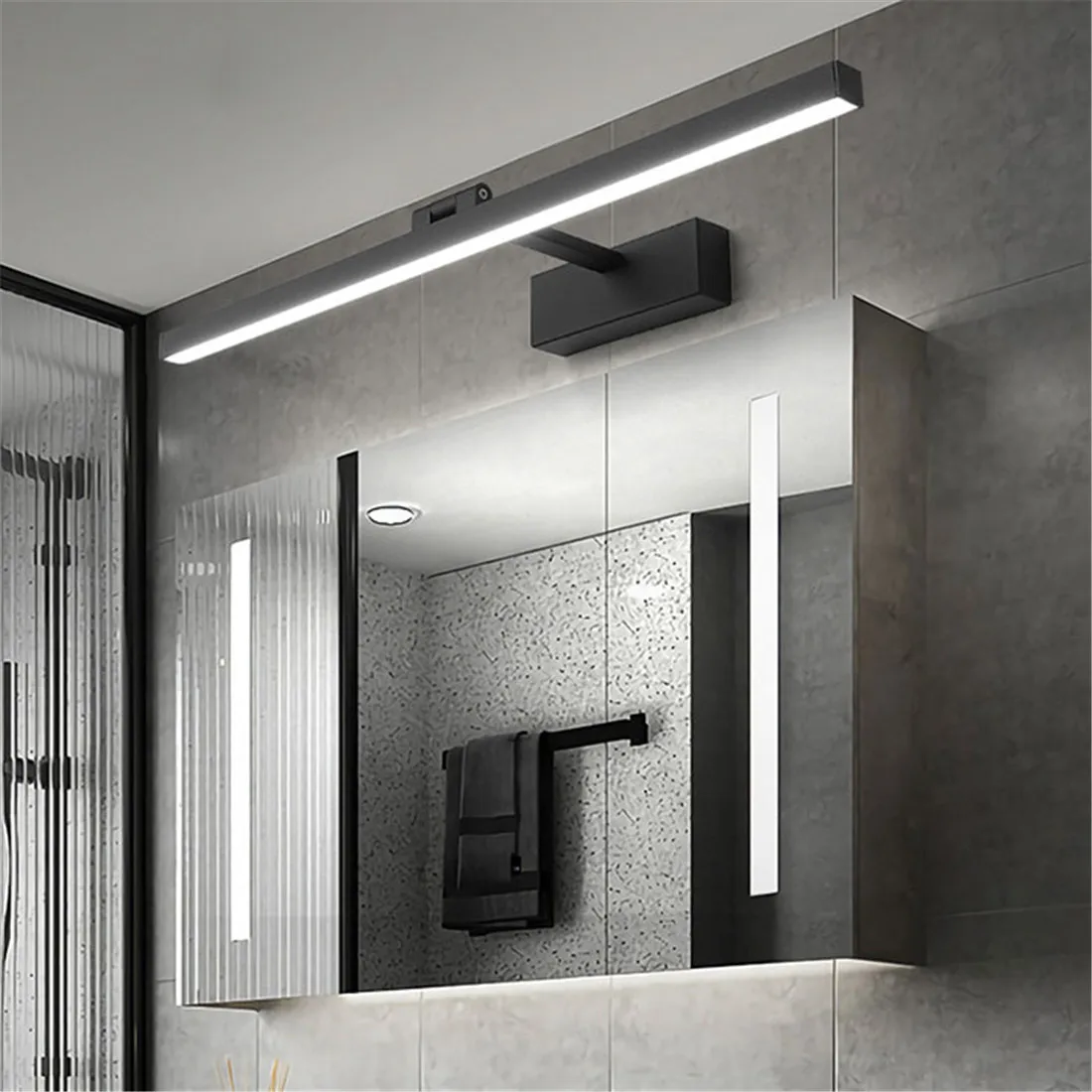 LED Wall Lamp Bathroom Mirror Light Waterproof Modern Acrylic AC85-265V L40cm L60cm L70cm L90cm L110cm led wall lamp,wall sconces light,wall lamp
