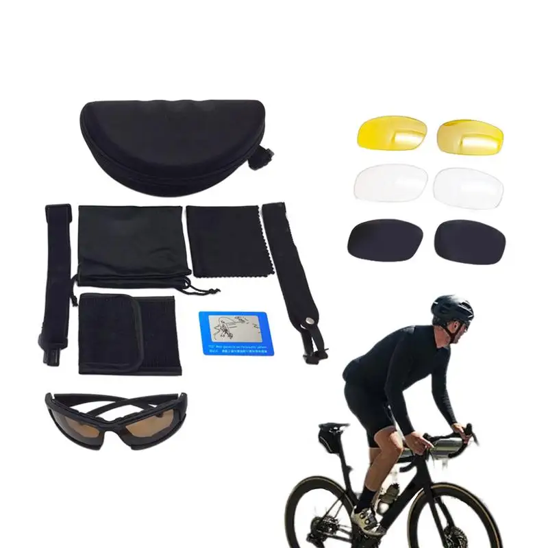 

Прозрачные лыжные очки для защиты от царапин, ветрозащитные очки для езды на велосипеде