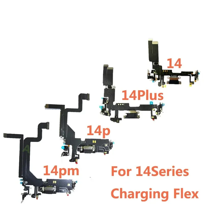 USB Charging Port Charger Replacement for iPhone - Cable Repair Component with Microphone Integration