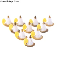 

10Pcs 1:12 Dollhouse Miniature Candles Candlestick Simulation Model Home Decor