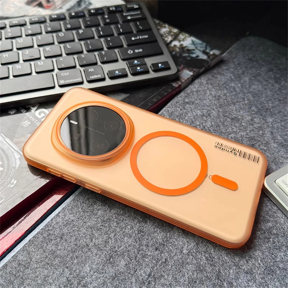 Ultra Thin Matte Translucent Hard Case with Magnetic Wireless Charging Capability