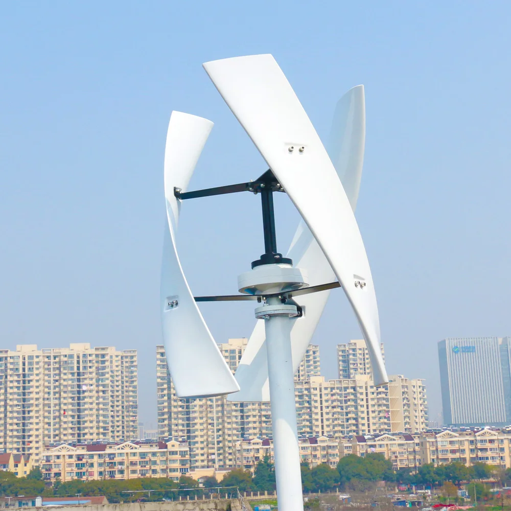 

BeiGood 600W 800W Vertical Wind Turbine Generator 12V 24V 48V 300RPM Low Noise Windmill For Home