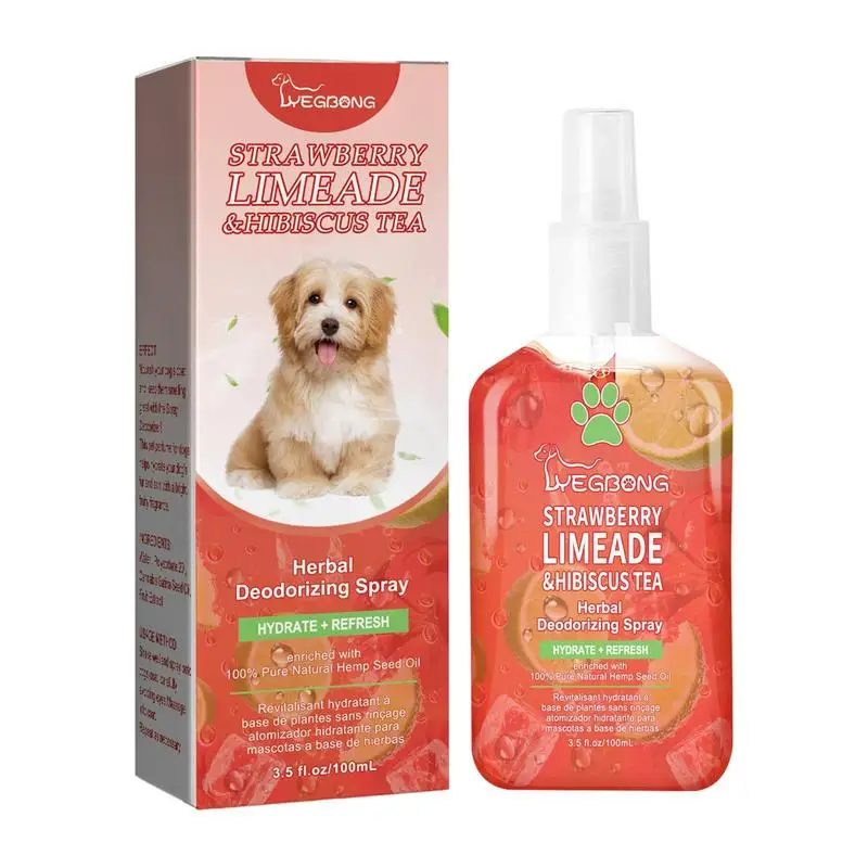 

Dog Perfume Spray Odor Spray Deodorizer Long Lasting For Dogs Pet Supplies Freshen Breath Dog Accessories Oral Pee And Urine