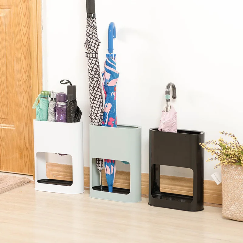 Umbrella Holder Stand Large Capacity Hold 4 Umbrellas Corner Space Saving Umbrella Stand for Hotel Home Indoor Entry Decoration