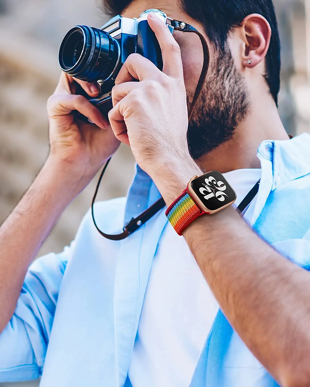 Elastic Nylon Bracelet Strap