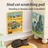 Cat Scratch Board, Sisal Pet Mat, No Debris Falling Off, Wall Sticking, Cat Toys, Cat Wear-resistant Scratch Pads, Pet Supplies 2