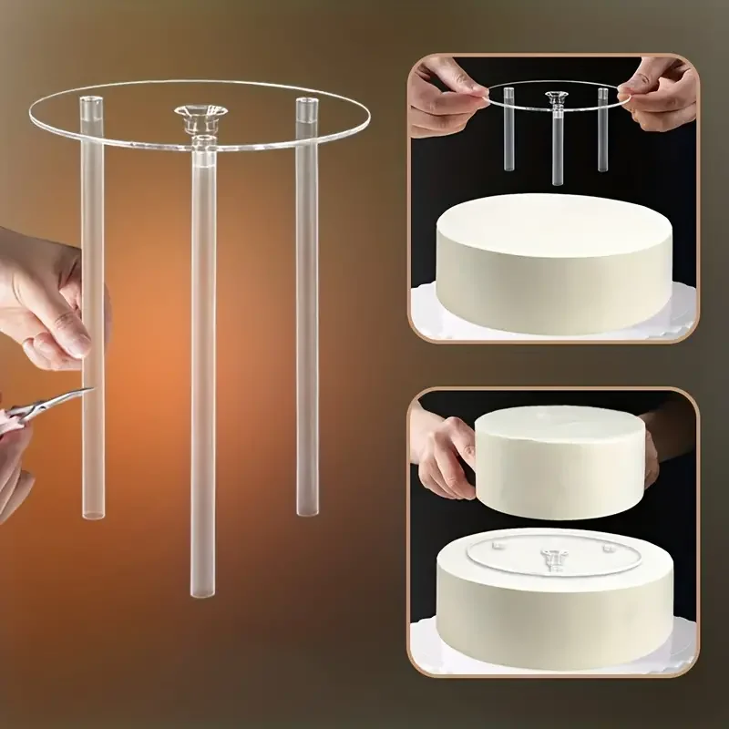 Cake Tier Stacking Kit Separator Plates Dowels Rods Four sizes cake decorating tools cake baking tools cake making tools