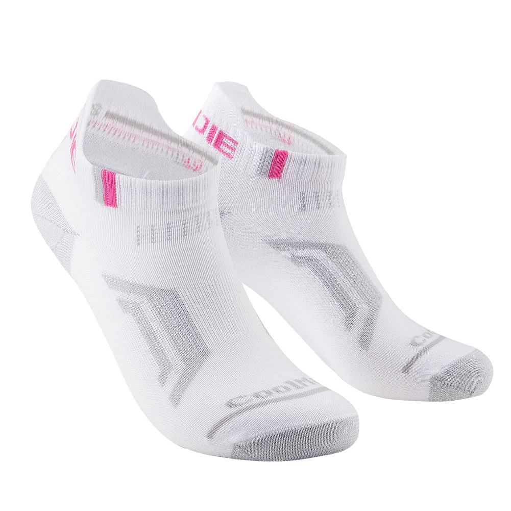 3Pairs AONIJIE E4101 Breathable Low Cut Sports Running Athletic Socks Quarter Compression Socks Heel Shield Cycling compression socks