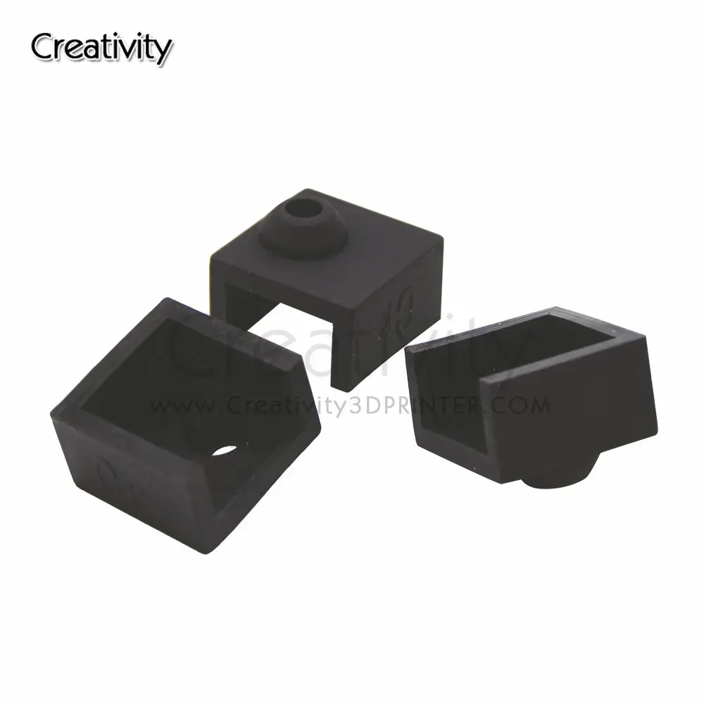 Silicone Sock Cover Case para Heater Block Peças de Impressora 3d Hotend Criatividade Mk8 Mk9 Cr10 20 Pcs 50 Pcs - Imagem 6