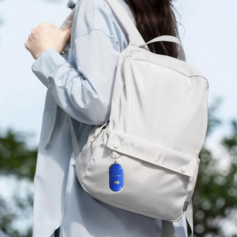 Mini Antilost Whistle Key Finder Flashing Beeping Remote Kids Key Bag Wallet Locators Child Alarm Reminder Drop Shipping