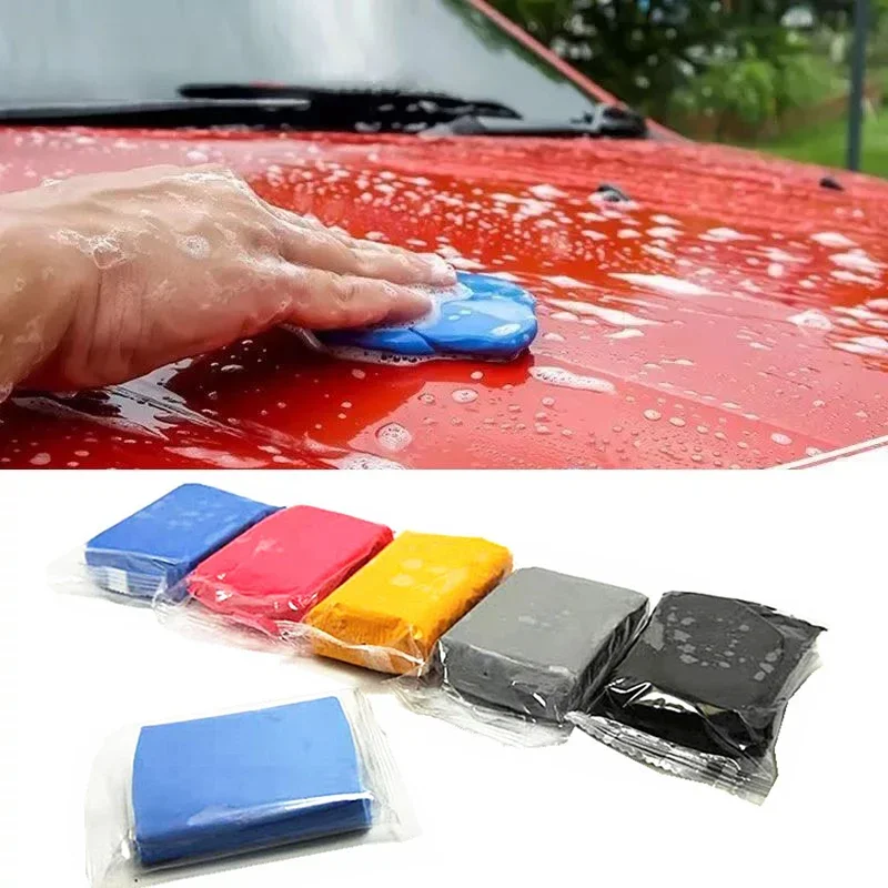 Car Cleaning Clay Bar Car Clay Bar Vehicle Washing Cleaning Tools 100g Cleaner Auto Care Washer Sludge Mud Remove Handheld Detailing Accessories
