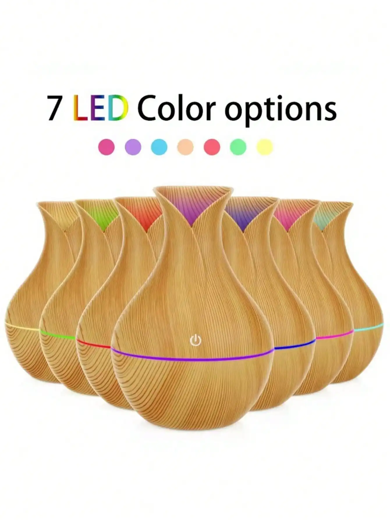 200ml Essential Oil Diffuser Air Humidifier USB Mist Maker Mini Humidificador with Colorful Light for home car Water Sprayer 5