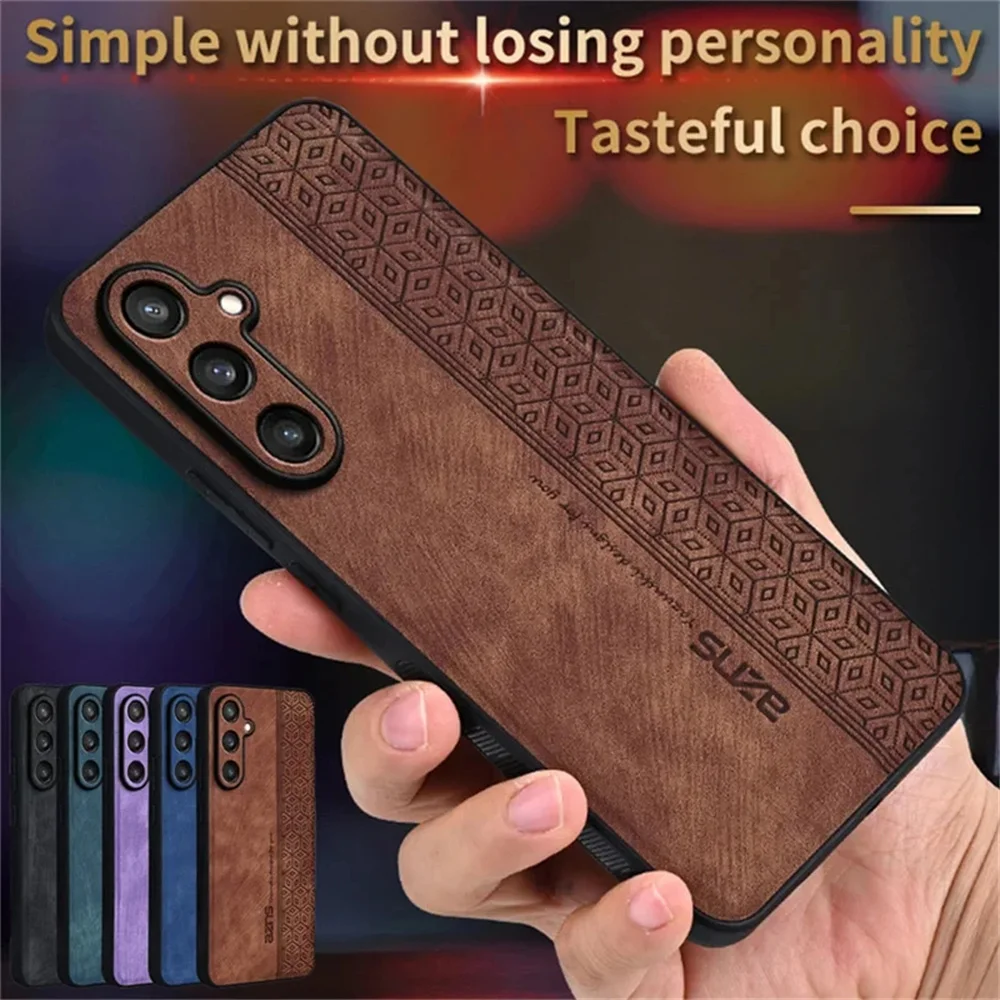 Luxury Leather Business Elite Shockproof Phone Case Cover