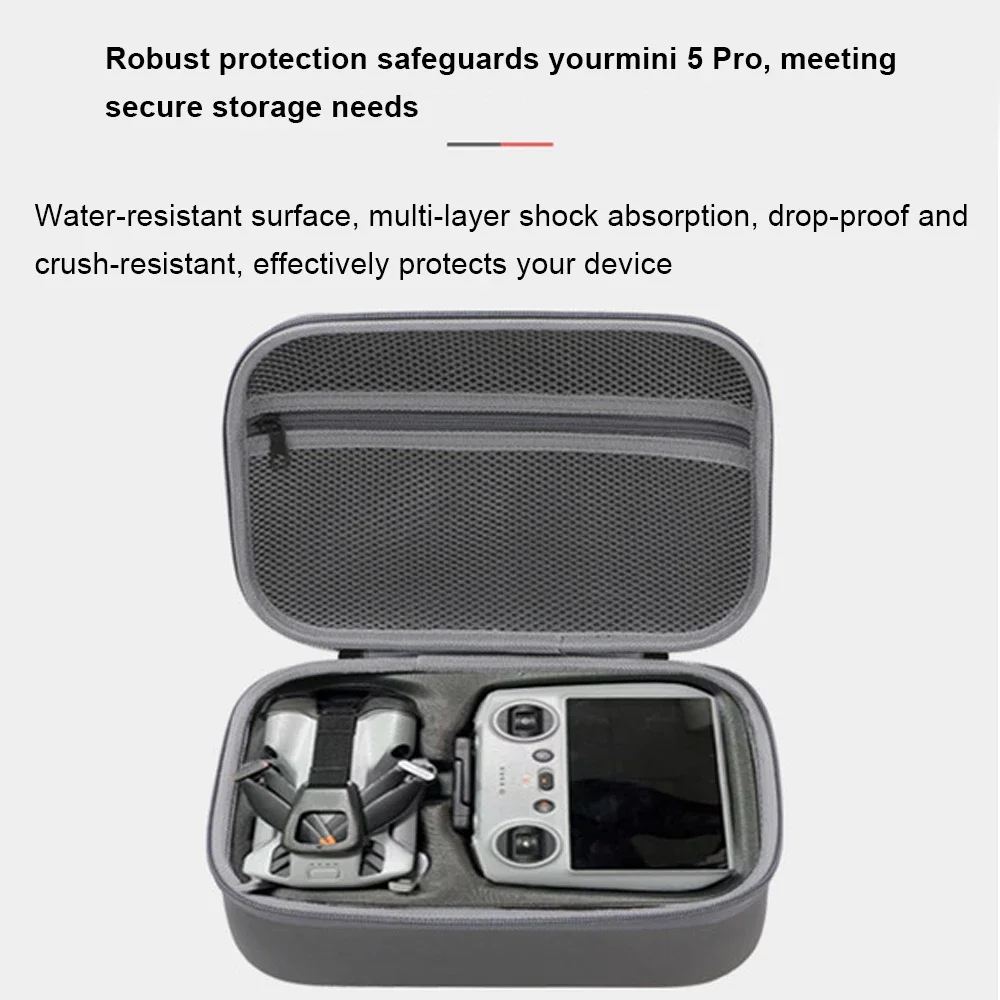 Portable Carrying Case For DJI Mini 5 Pro Storage Box Hard Shell Handbag Drone Accessories Shoulder Bag Mini Backpack_voghion.com