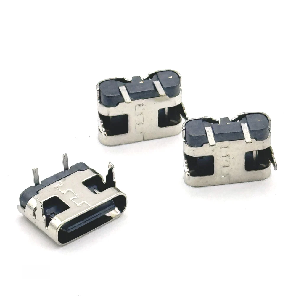 4Pin Type-C USB 커넥터 암 포트 잭 솔더 플러그 SMD SMT 안드로이드 전화 데이터 충전 소켓 마이크로 USB DIY 수리 어댑터