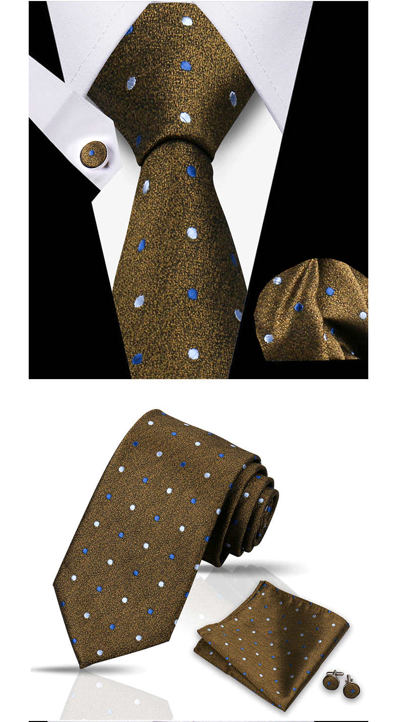 Krawatte für Männer, klassisch, kariert, Taschentücher, rote Krawatte, Manschettenknöpfe für Männer, Bluse, Business, Hochzeit, Accessoires, Damen, Kragen, Mann, Geschenk – Detail 35