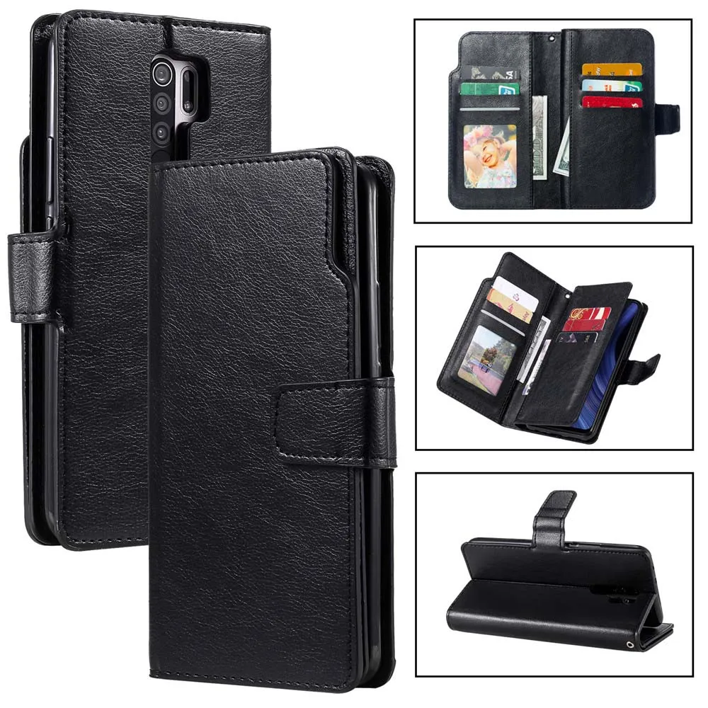 Carte Portafoglio Custodia In Pelle Per Xiaomi 11 T Poco M3 M4 X3 Redmi Note 12 11 8 9 10 S 9T 9A 9C 8T K40 Pro Plus Max Borse Cover G05Q