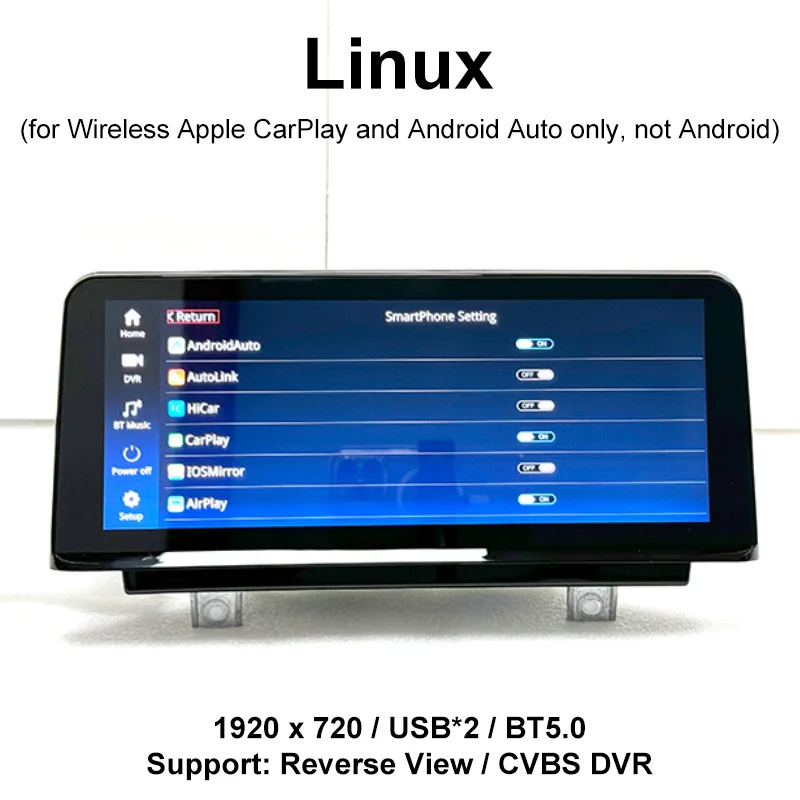 12.3 inch For BMW 2s F45 NBT Newest 1920 Linux Wireless CarPlay Screen Support Android Auto Hicar USB Bluetooth