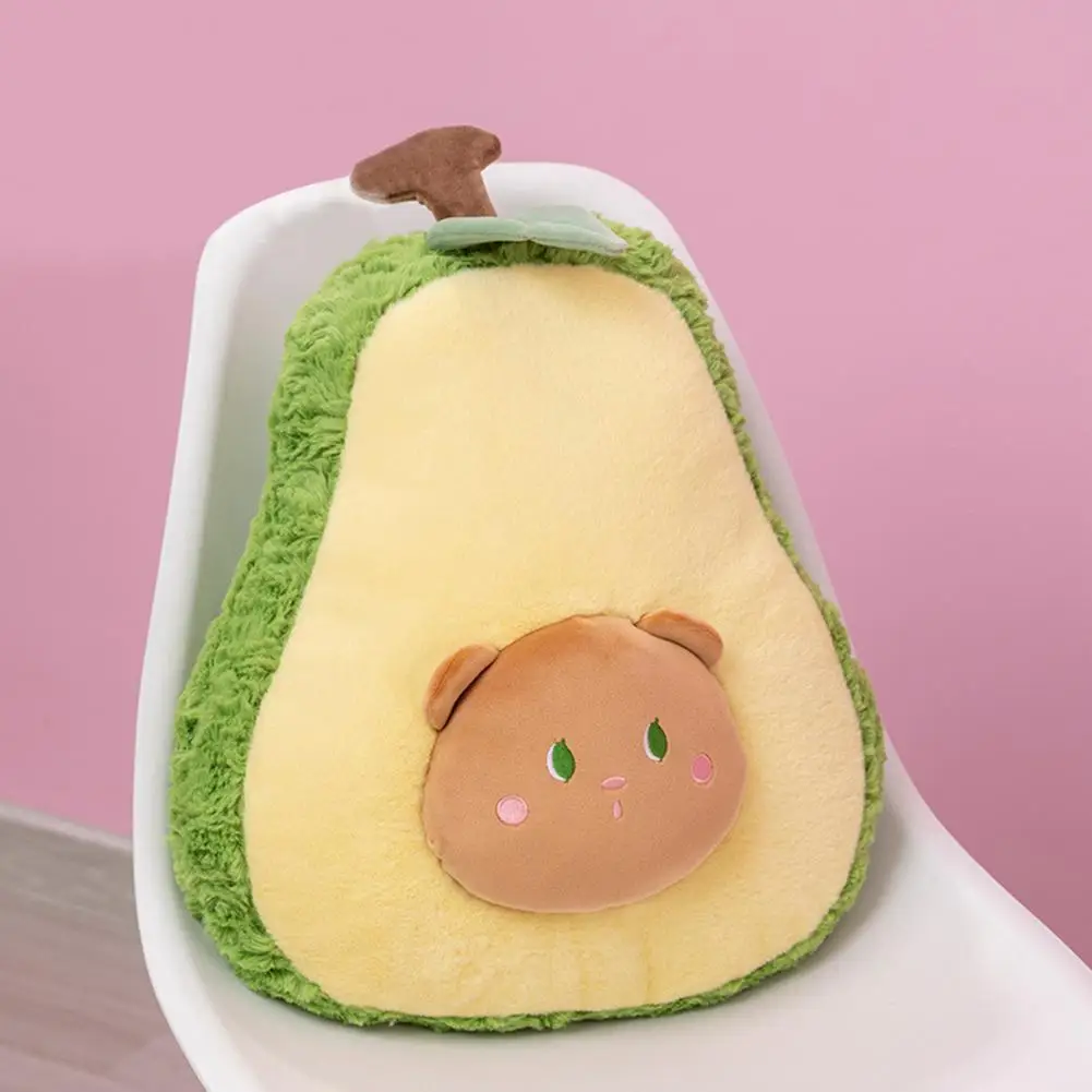 Fruit Throw Pillow Cute Plush Fruit Pillows Blueberry Bunny Avocado Bear Peach Pig Soft Stuffed Toy Dolls for Sleeping Nap Sofa